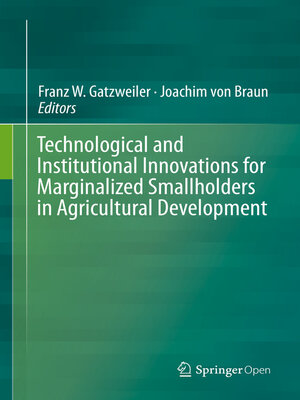 cover image of Technological and Institutional Innovations for Marginalized Smallholders in Agricultural Development